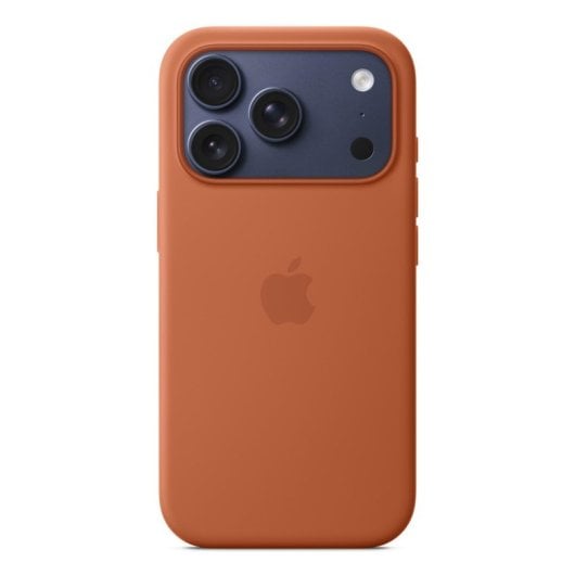 Custodia in silicone con MagSafe per iPhone 17 Pro Terracotta