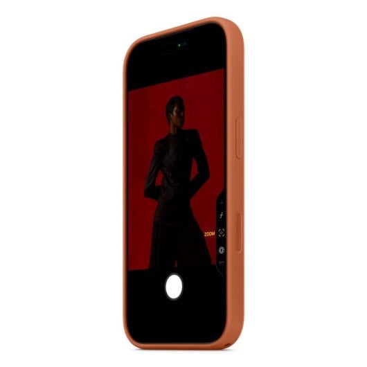 Custodia in silicone con MagSafe per iPhone 17 Pro Terracotta