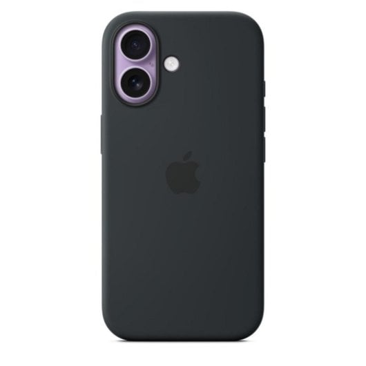 Custodia in silicone con MagSafe per Apple iPhone 17 Nero