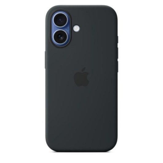 Custodia in silicone con MagSafe per Apple iPhone 17 Nero
