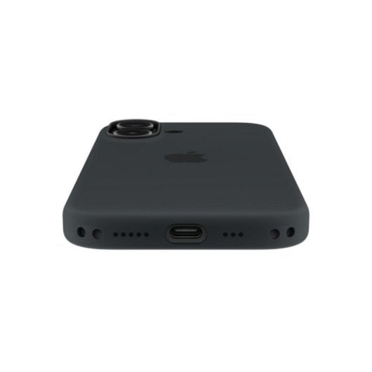 Custodia in silicone con MagSafe per Apple iPhone 17 Nero