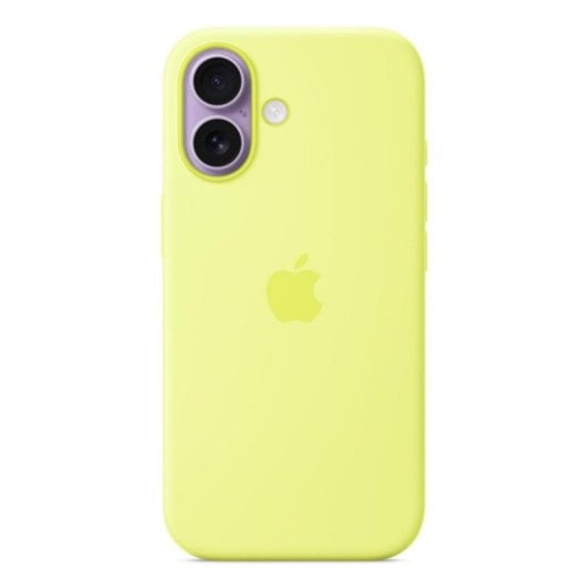 Custodia in silicone con MagSafe per Apple iPhone 17, Giallo Neon, 6.3"