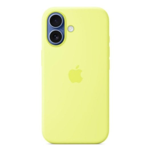 Custodia in silicone con MagSafe per Apple iPhone 17, Giallo Neon, 6.3"