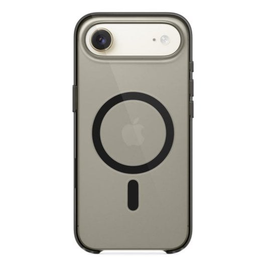Custodia ultrasottile magnetica Shadow per iPhone Air, 6.5", Policarbonato, Nero Traslucido, MagSafe