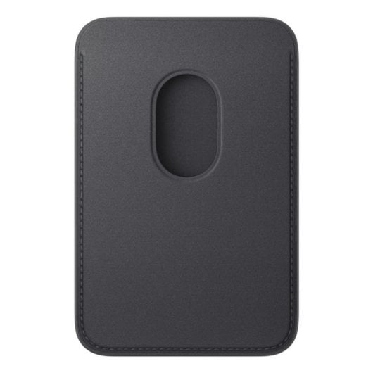 Portafoglio a Trama Fine con MagSafe per iPhone Nero Microtwill