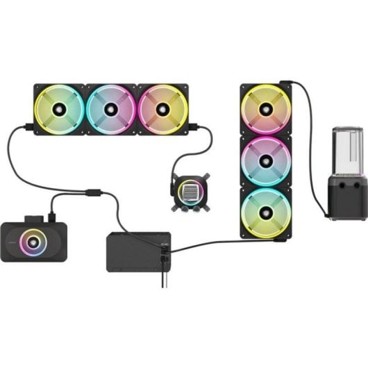 Fonte de Alimentação Corsair iCUE LINK HX1500i SHIFT 1500W Cybenetics Platinum modular