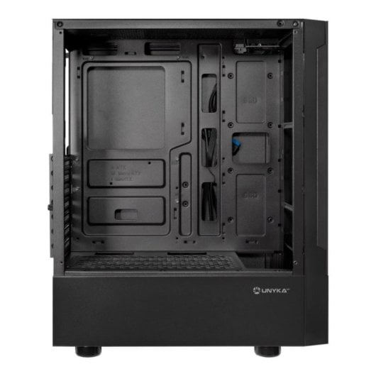 UNYKAch Aero C35 Caixa ATX com Vidro Temperado e Fonte de Alimentação 500W Preta