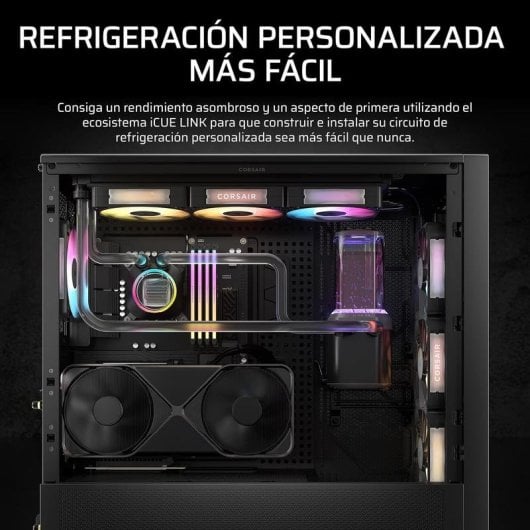 Refrigeración Líquida Corsair iCUE Link XH505i RX360 360mm 3 Ventiladores RGB Depósito Elite