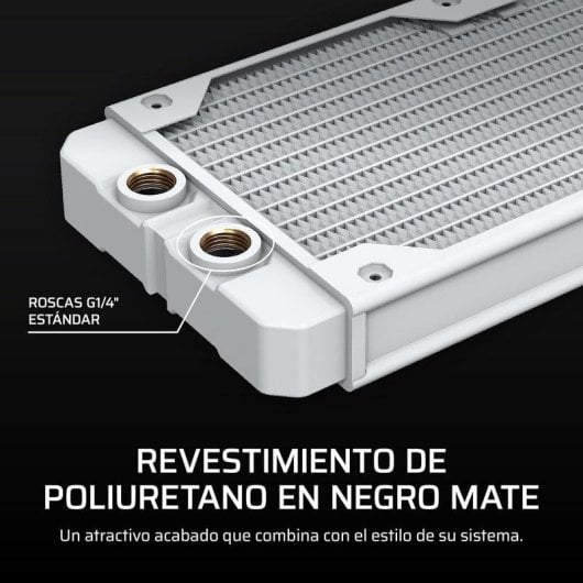 Corsair Hydro X Series XR5 240 Radiador para Refrigeração Líquida 240mm iCUE Link Branco