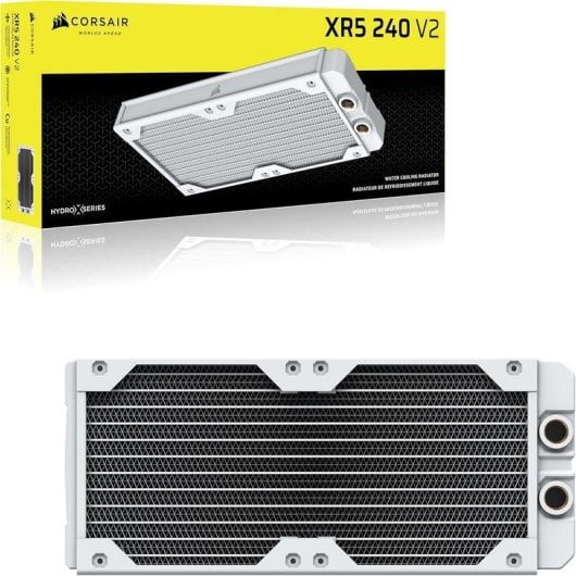 Corsair Hydro X Series XR5 240 Radiador para Refrigeração Líquida 240mm iCUE Link Branco