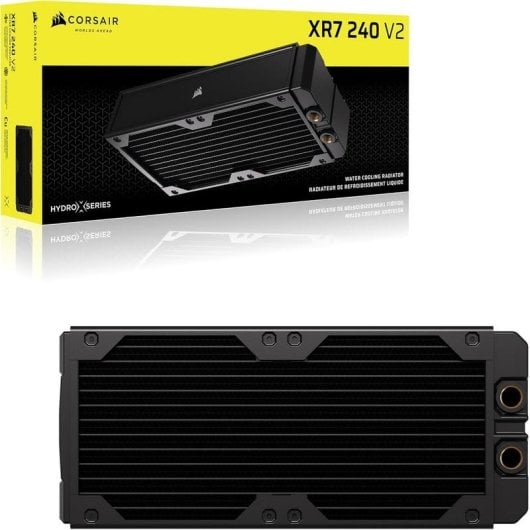Refrigeração Líquida Corsair Hydro X Series XR7 240mm 2 Ventoinhas Compatível iCUE Link