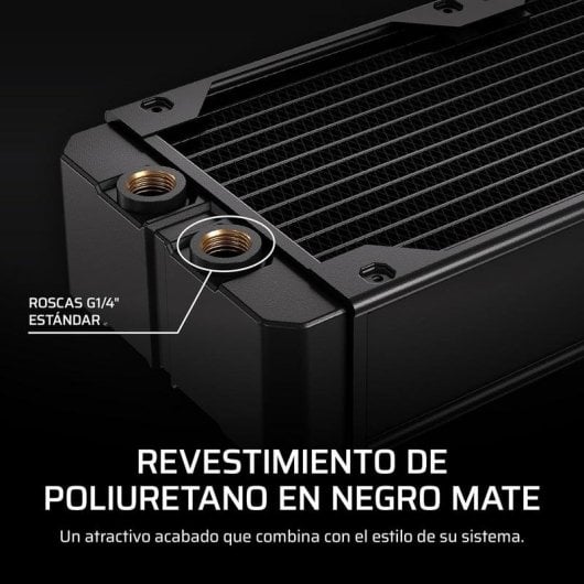 Refrigeración Líquida Corsair Hydro X Series XR7 480mm 4 Ventiladores Placas Protección G1/4