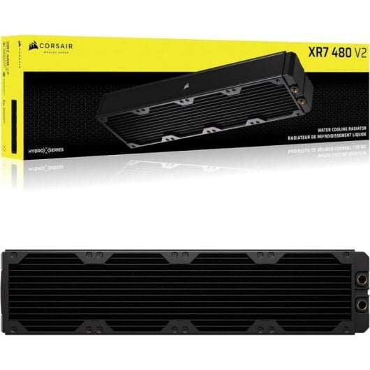 Refrigeración Líquida Corsair Hydro X Series XR7 480mm 4 Ventiladores Placas Protección G1/4