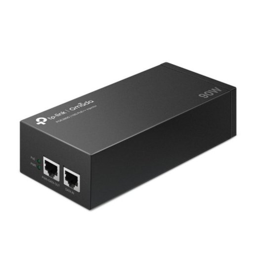 Injecteur PoE TP-Link Omada POE380S 10GbE 1x Entrée RJ-45 1x Sortie RJ-45 Noir LED PoE/Power
