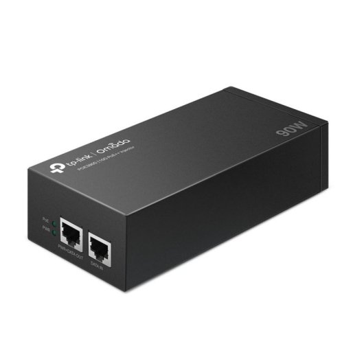 Injecteur PoE TP-Link Omada POE380S 10GbE 1x Entrée RJ-45 1x Sortie RJ-45 Noir LED PoE/Power