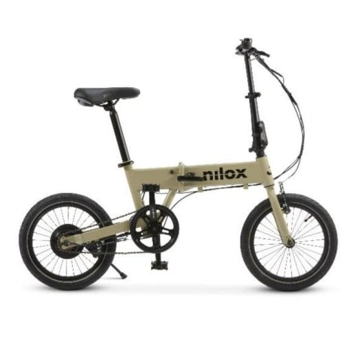 Bicicleta elétrica Nilox NXEBJ2 30 km autonomia 25 kmh 250 W Dobrável Luz Integrada Cinza