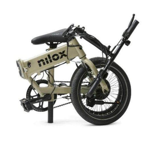 Bicicleta elétrica Nilox NXEBJ2 30 km autonomia 25 kmh 250 W Dobrável Luz Integrada Cinza