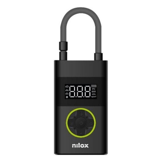 Compresor portátil Nilox NXAIRPUMP 10 bar 4000 mAh USB Tipo C Linterna Negra