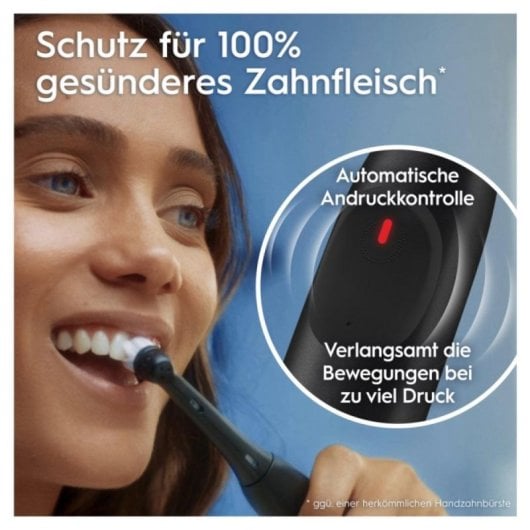 Elektrische Zahnbürste Oral-B iO Series 2 Schwarz Grün Vibrationsbürste 3 Modi 2 Griffstücke 2 Köpfe