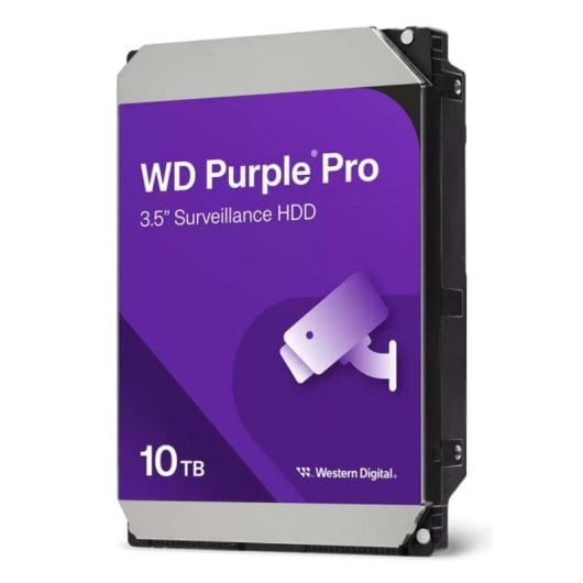 Disco Duro Western Digital 10TB HDD 7200rpm 272MB/s WD102PURP SATA III 3.5"