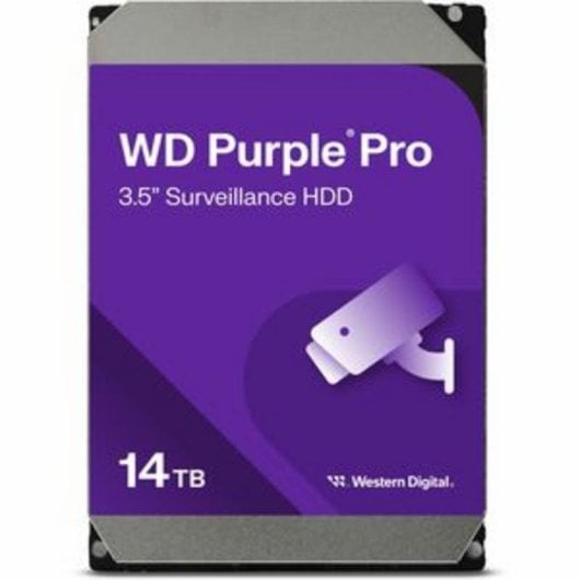 Disco Duro Western Digital 14TB HDD 7200rpm 6 Gbit/s WD142PURP Purple Pro + Proteção Avançada