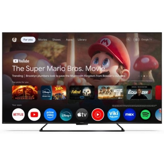Sharp QLED 55HR7265E Smart TV 55" 4K Ultra HD 120Hz Google TV Dolby Vision