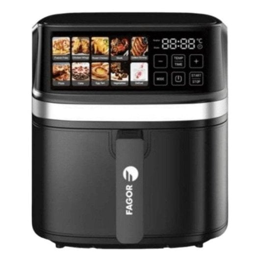 Heißluftfritteuse Fagor Naturfry Luxe 8L 2200W mit 10 Programmen Touchscreen