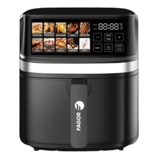 Heißluftfritteuse Fagor Naturfry Luxe 8L 2200W mit 10 Programmen Touchscreen
