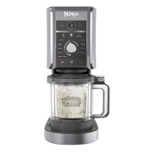 Máquina de Gelados Ninja NC502EU 0,709 L 3 Taças Preto Prata LED Base Antiderrapante 800 W