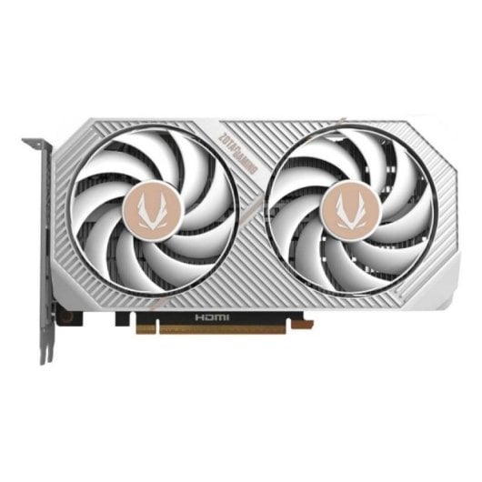 Tarjeta Gráfica Zotac GeForce RTX 5060 Twin Edge OC White 8GB GDDR7 Reflex 2 RTX AI DLSS4