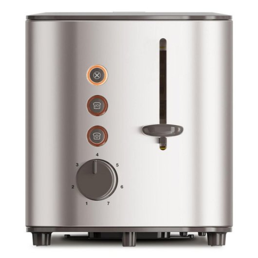 Tostadora Solac Buon Giorno Mini Inox 870W 2 ranuras acero inoxidable 6 niveles