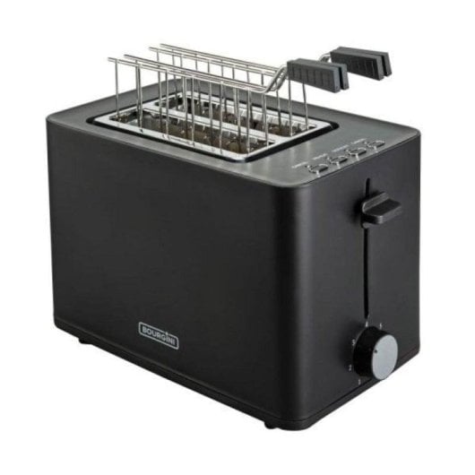 Tostadora Bourgini 14.0402.00.00 2 ranuras extraanchas 850 W negro
