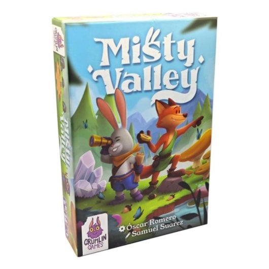 Juego de cartas Misty Valley 2 jugadores multicolor, tablero y fichas de expansión