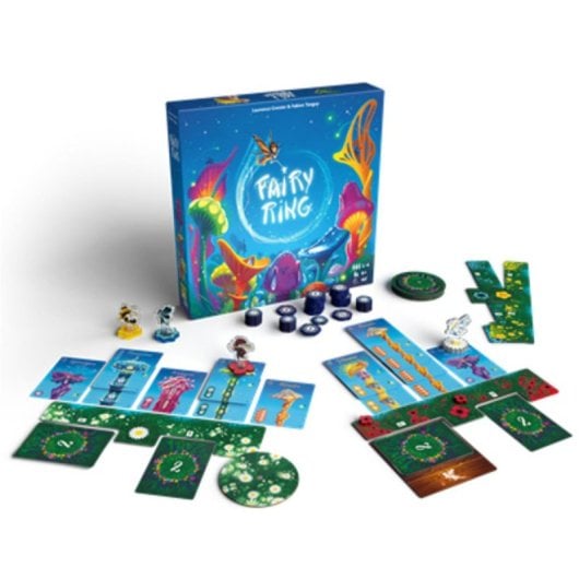 Juego de cartas Fairy Ring logico 66 cartas multicolor para 2 a 4 jugadores 40 min tablero incluido espanol