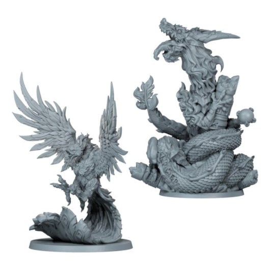 Zombicide Divine Beasts Expansion 4 Miniaturas 23 Cartas Multicolor Español