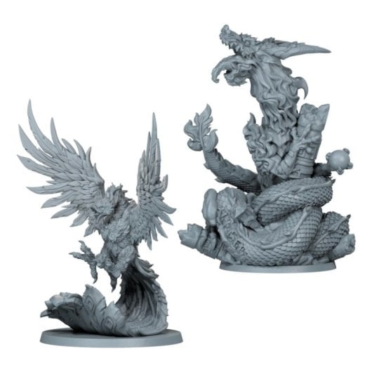 Zombicide Divine Beasts Expansion 4 Miniaturas 23 Cartas Multicolor Español
