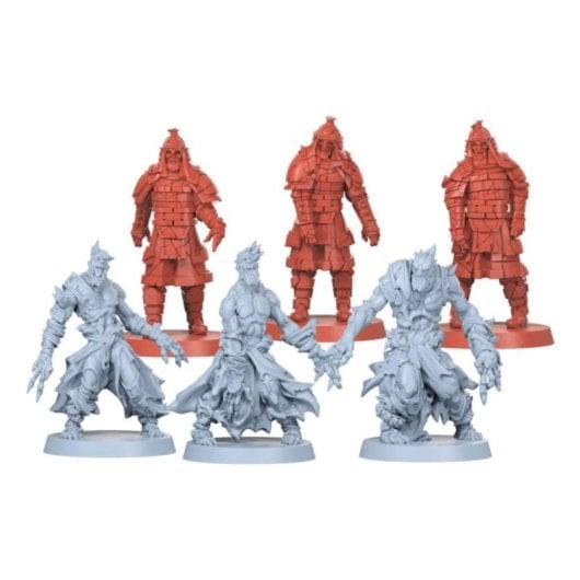 Juego de cartas Zombicide Crossfire Pack 30 miniaturas 18 cartas expansión multicolor