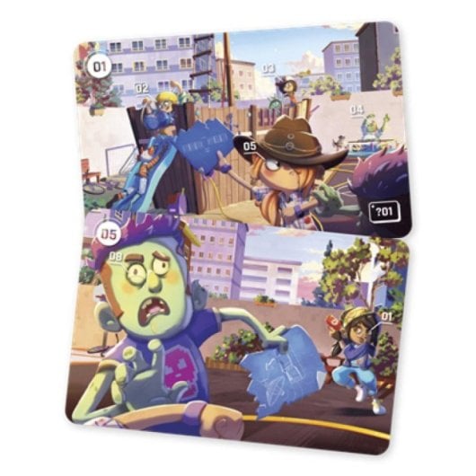 Juego de Cartas Flashback Zombie Kidz Cooperativo Lógico 130 Cartas Español 2-4 Jugadores