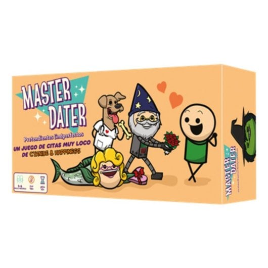 Master Dater Cyanide & Happiness Juego de Cartas Lógico 3-6 jugadores 14+ multicolor
