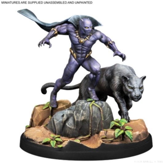 MCP Black Panther & Namor Expansion Miniaturas Guerra Multicolor 2 Jugadores 90min