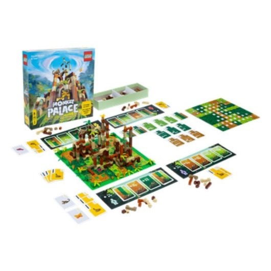 Jogo de Cartas Monkey Palace Lógico Multiplayer para 2-4 Jogadores 45-60min 10+ Anos