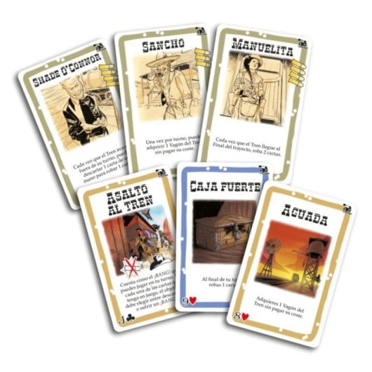 Bang! El gran asalto al tren Expansión Juego de Cartas 4-7 jugadores 40 min Español