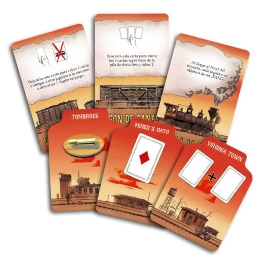 Bang! El gran asalto al tren Expansión Juego de Cartas 4-7 jugadores 40 min Español