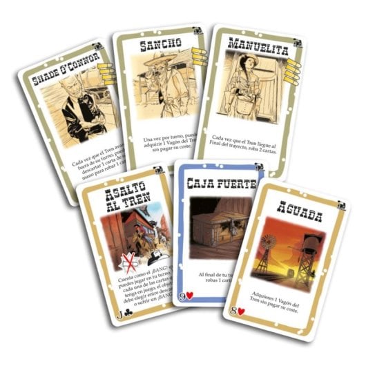 Bang! El gran asalto al tren Expansión Juego de Cartas 4-7 jugadores 40 min Español