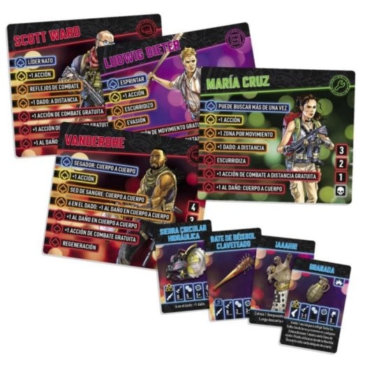 Army of the Dead A Zombicide Game Multicolor Juego de mesa cooperativo 1-6 jugadores rol cartas