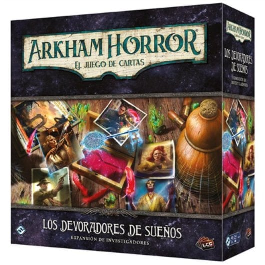 Juego de cartas Arkham Horror Los devoradores de sueños expansión investigadores multicolor 195 cartas