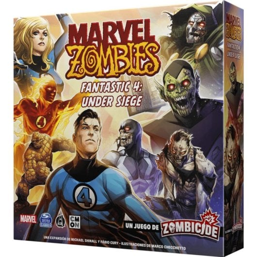 Marvel Zombies Fantastic 4 Under Siege Expansion Juego de Cartas Interpretación de Roles Español