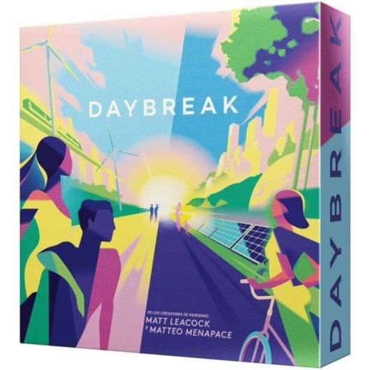 Juego de mesa Daybreak cooperativo español 1-4 jugadores estrategia sostenible