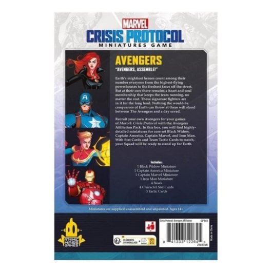 Juego de mesa MCP Avengers Affiliation Pack Multicolor 2 jugadores 90 min rol