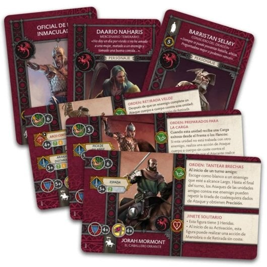CHYF Pack de facción Targaryen 170 cartas Juego de mesa Estrategia español
